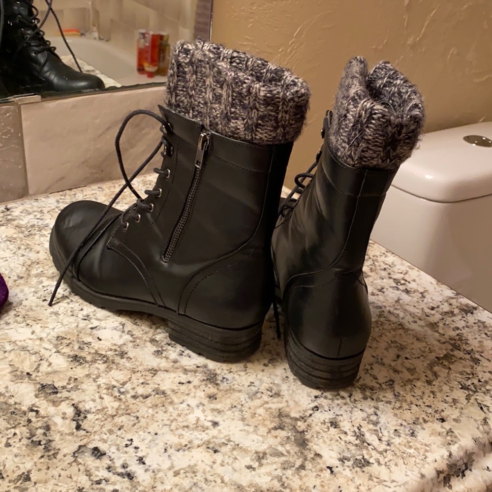 Black boots